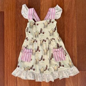 Toddler Girls Original Classic Winnie The Pooh Summer Dress